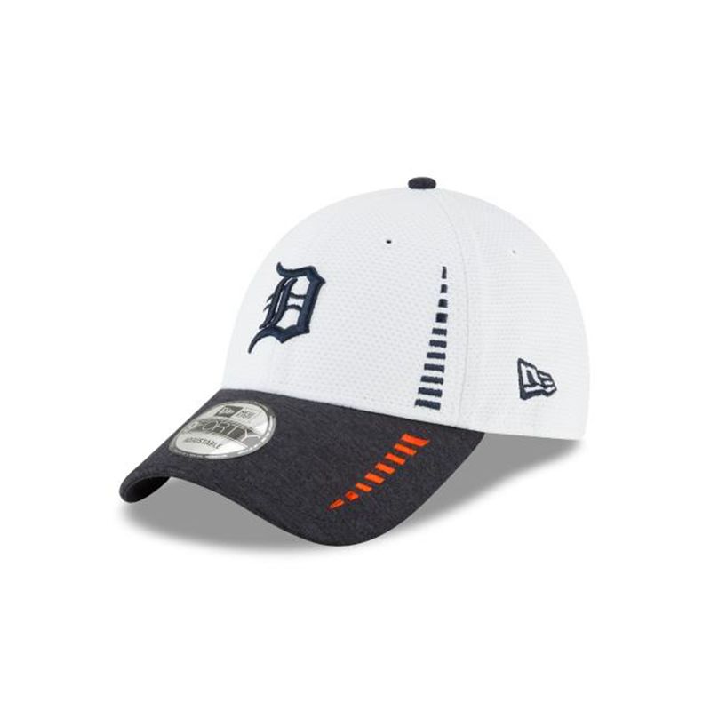 MLB Detroit Tigers Speed Tech 9Forty Adjustable (CXG2968) - White New Era Caps